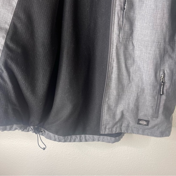 Dickies Men's Size Large Mid Weight Charcoal Windbreaker Jacket - Picture 11 of 14